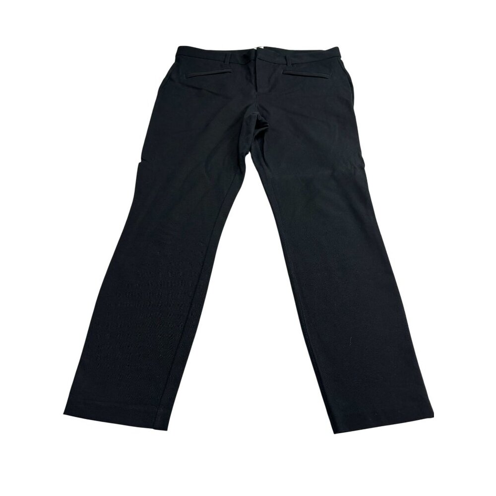 Gap Signature Skinny Ankle Pants Womens Size 12 Regular Black Cotton Blend